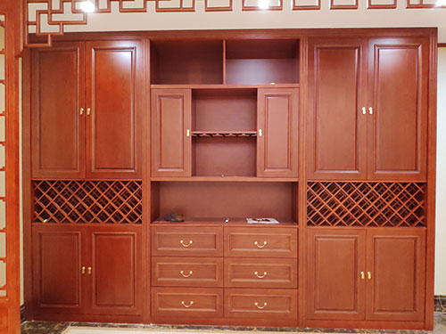 崇明中式家居装修之中式酒柜装修效果图